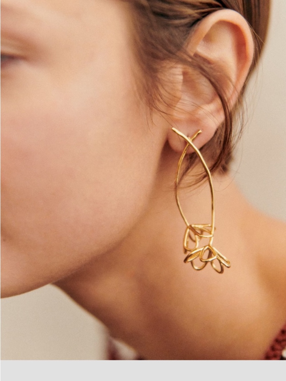 NWT SEZANE CASSIOPÉE EARRINGS